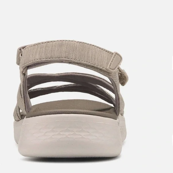 Skechers Go Walk Flex Sandals - Sunshine Taupe size 9 - Picture 6 of 6